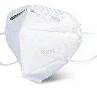 KN95 Mascarilla Blanco sin filtro soporte nasal externo